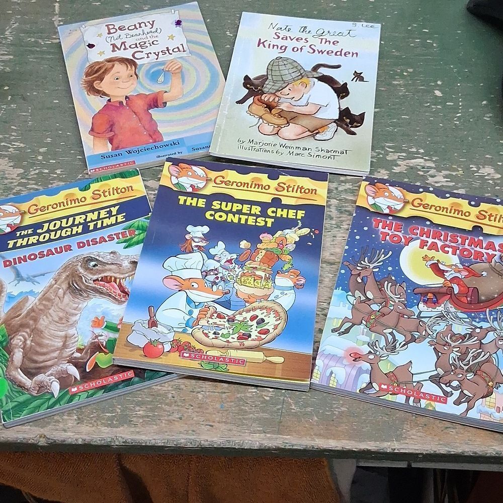 Geronimo Stilton,, 5 Children's Books, Geronimo Stilton,